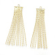 Brass Coreana Chain Tassel Pendants(X-KK-S348-171)-1