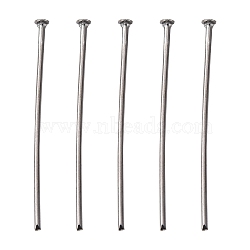 Iron Flat Head Pins, Cadmium Free & Lead Free, Gunmetal, 30x0.75~0.8mm, 20 Gauge, about 6730pcs/1000g, Head: 2mm(HPB3.0cm)