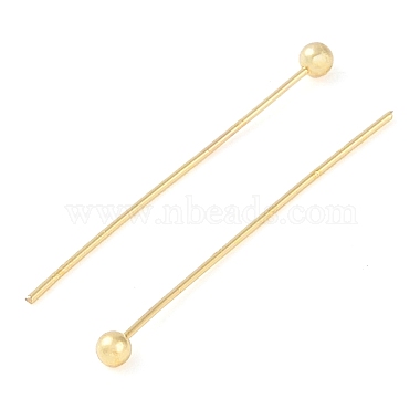 Brass Ball Head Pins(KK-N254-49C-G)-2