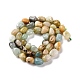 brins de perles d'amazonite de fleurs naturelles(G-G146-A19-01)-3