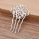 Iron Hair Comb Findings(OHAR-PW0001-410S)-1