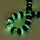 Handmade Luminous Transparent Lampwork Beads Strands(LAMP-T017-04G)-4