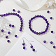 3 Strands Natural Amethyst Round Beads Strands(G-HY0001-23)-4