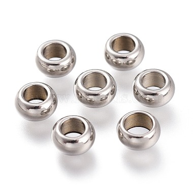 Stainless Steel Color Rondelle 202 Stainless Steel Beads