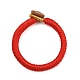 Handwoven Gradient Braided Polyester Cord Pendant Decorations(HJEW-F026-01C)-2