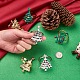 Mega Pet 6Pcs 3 Style Christmas Tree Alloy Napkin Rings(AJEW-MP0001-32)-5
