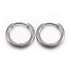 Boucles d'oreilles créoles en acier inoxydable anti-ternissement 202(EJEW-L205-02G-P)-1