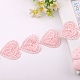 20 Yards Organza Embroidery Heart Lace Trim(PW-WG81307-05)-1