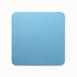 Alloy & EVA Foam Wax Seal Mats, for Wax Seal Stamp, Blue, Square, 92x92x3mm(STAM-K001-02B)