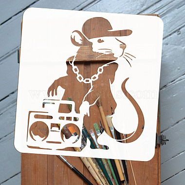 PET Hollow Out Drawing Painting Stencils(DIY-WH0391-0261)-3