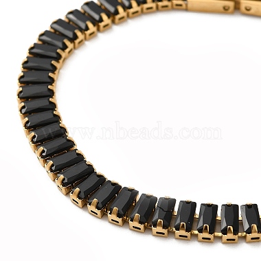 Cubic Zirconia Tennis Bracelet(BJEW-M301-04G-02)-2