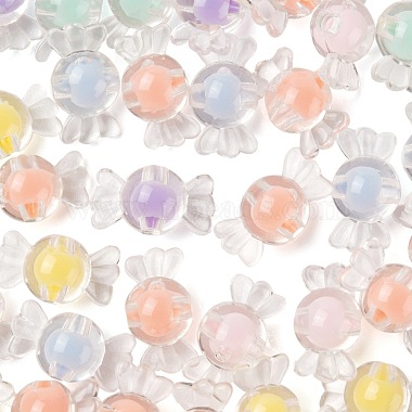 300Pcs 6 Colors Transparent Acrylic Beads(TACR-LS0001-06)-4
