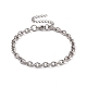 304 bracelet chaîne forçat en acier inoxydable pour homme femme(BJEW-E031-01P-07)-1