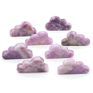 Natural Lilac Jade Display Decorations, for Home Office Desk, Cloud, 30~33x50~53x7mm(G-PW0004-06H)