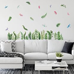 PVC Wall Stickers, Wall Decoration, Other Plants, 1180x390mm, 2 sheets/set(DIY-WH0228-989)