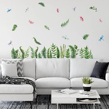 PVC Wall Stickers, Wall Decoration, Other Plants, 1180x390mm, 2 sheets/set