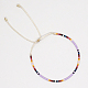 Glass Seed Braided Bead Bracelet(CG0646-6)-1