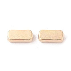 CCB Plastic Beads, Rectangle, Golden, 13x6x5mm, Hole: 1.5mm(CCB-N006-48G)