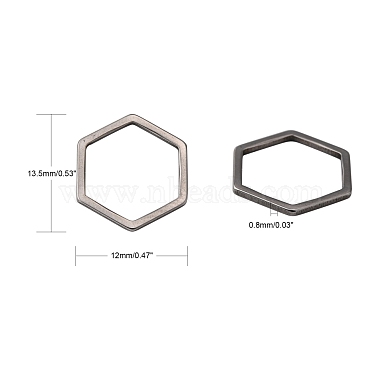 Tarnish Resistant 304 Stainless Steel Linking Ring(STAS-S079-26A)-2