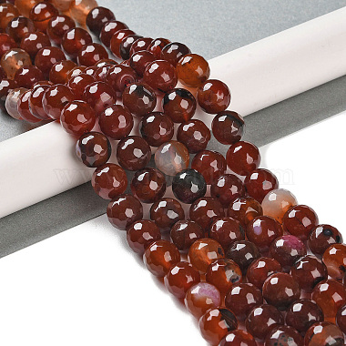 Natural Agate Beads Strands(G-M437-B01-01K)-2