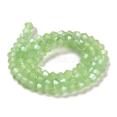 Imitation Jade Electroplate Glass Beads Strands(EGLA-F029-J4mm-A01)-2