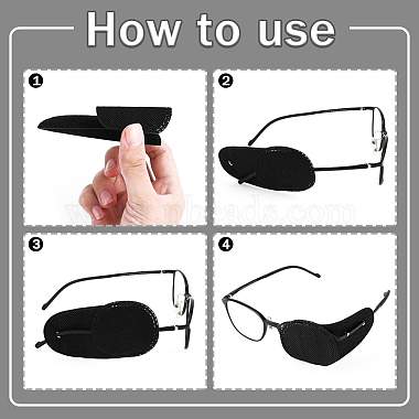 18Pcs 3 Colors Glasses Eye Patch(AJEW-CN0001-80B)-5