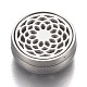 304 Stainless Steel Diffuser Locket Aromatherapy Essential Oil(AJEW-N025-09P)-5