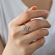 Sailor's Knot 304 Stainless Steel Hollow Adjustable Ring for Women(RJEW-E073-04P)-4