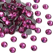 Preciosa&reg Crystal Hotfix Flatback Stones, Czech Crystal, Round(438 11 612 Chaton Rose VIVA 12 &reg), 70350 Fuchsia, SS12(3.3~3.5mm)(Y-PRC-HSS12-70350)