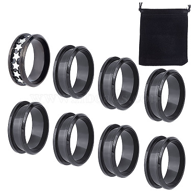 Gunmetal Stainless Steel Ring Components