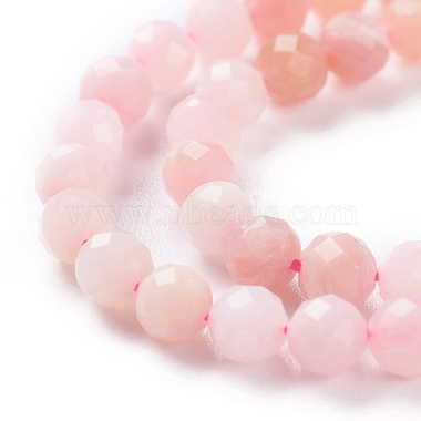 Chapelets de perles en opale rose naturelle(G-A026-A07-4mm)-3