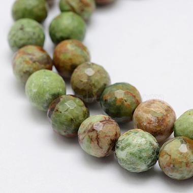 Chapelets de perles en opale vert naturel(G-K209-05A-6mm)-4
