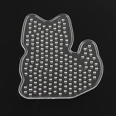 Plaques en plastique abc des animaux utilisés pour les perles à repasser 5x5mm diy(X-DIY-Q009-28)-2
