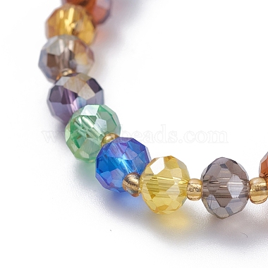 Electroplate Glass Beads Jewelry Sets(SJEW-JS01065)-3