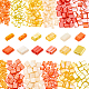 420Pcs 12 Style 2-Hole Opaque Glass Seed Beads(SEED-AR0001-37)-1