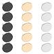 wadorn 18 juegos 3 colores cierres decorativos para bolsos de aleación de zinc(FIND-WR0008-33)-1