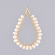 Natural Cultured Freshwater Pearl Pendants(PALLOY-JF00415)-2