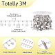 3M Handmade Rhinestone Flat Round Link Chains(CHC-TA0001-36)-4