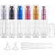 Benecreat 6 pcs 6 couleurs flacon pulvérisateur de parfum acrylique rechargeable(MRMJ-BC0002-88)-1