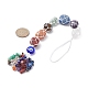 7 Chakra Nuggets Natural Gemstone Pocket Pendant Decorations(HJEW-JM01049-02)-3