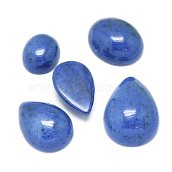 Natural Dumortierite Quartz Cabochons, Mixed Shapes, 22~39x18~27x10~14mm(G-F637-20)