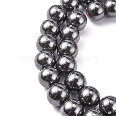 Chapelets de perles en hématite synthétique magnétique(G-Q893-12mm)-2