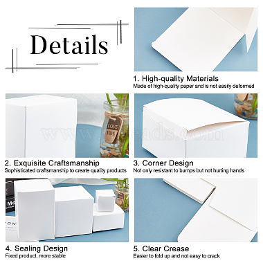 Foldable Creative Kraft Paper Box(CON-WH0062-05A)-4