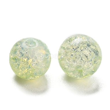 Transparent Spray Painting Crackle Glass Beads(GLAA-L046-01A-01)-2