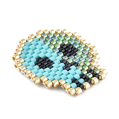 Handmade Seed Beads Pendants(SEED-I012-46A)-2