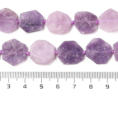 perles naturelles de perles de lépidolite(G-L095-A01-01B)-5