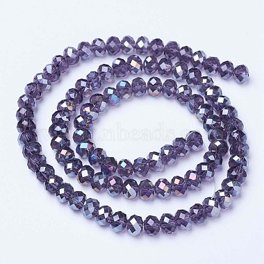 Electroplate Glass Beads Strands(X-EGLA-A034-T4mm-B13)-2