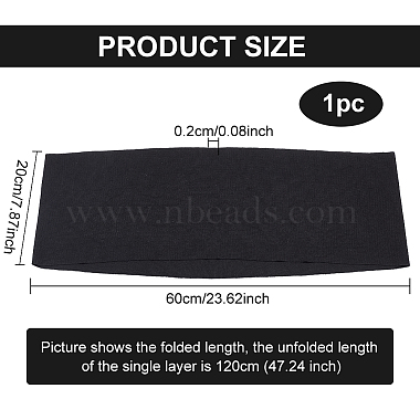 85% Cotton & 15% Elastic Fiber Ribbing Fabric for Cuffs(FIND-WH0150-92B)-2