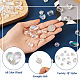 cheriswelry 90pcs 6 style placage uv perles acryliques irisées arc-en-ciel transparentes(OACR-CW0001-04)-5