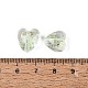 la main de perles de verre de feuille(FOIL-N029-09G)-2
